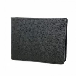 Louis Vuitton Wallet Taiga Portefeuille Multiple M30531 Noir Men's