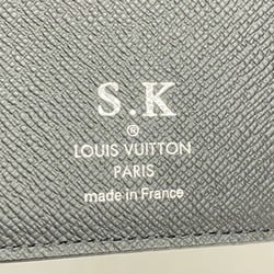 Louis Vuitton Wallet Taiga Portefeuille Multiple M30531 Noir Men's