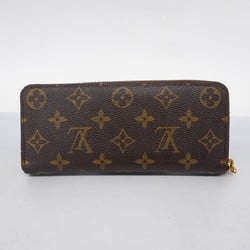 Louis Vuitton Long Wallet Monogram Portefeuille Clemence M60744 Mimosa Ladies