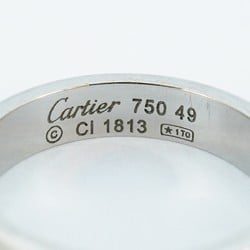 Cartier Ring Happy Birthday K18WG White Gold #49 Ladies