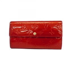 Louis Vuitton Long Wallet Vernis Portefeuille Sarah M93530 Pomme d'Amour Ladies