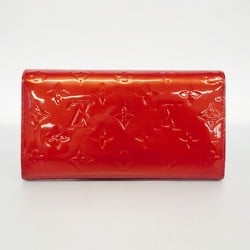 Louis Vuitton Long Wallet Vernis Portefeuille Sarah M93530 Pomme d'Amour Ladies