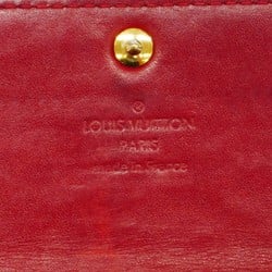 Louis Vuitton Long Wallet Vernis Portefeuille Sarah M93530 Pomme d'Amour Ladies