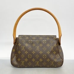 Louis Vuitton Shoulder Bag Monogram Looping M51147 Brown Ladies