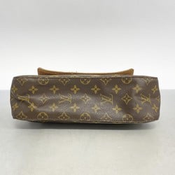 Louis Vuitton Shoulder Bag Monogram Looping M51147 Brown Ladies