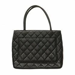 Chanel Tote Bag Reproduction Caviar Skin Black Women's