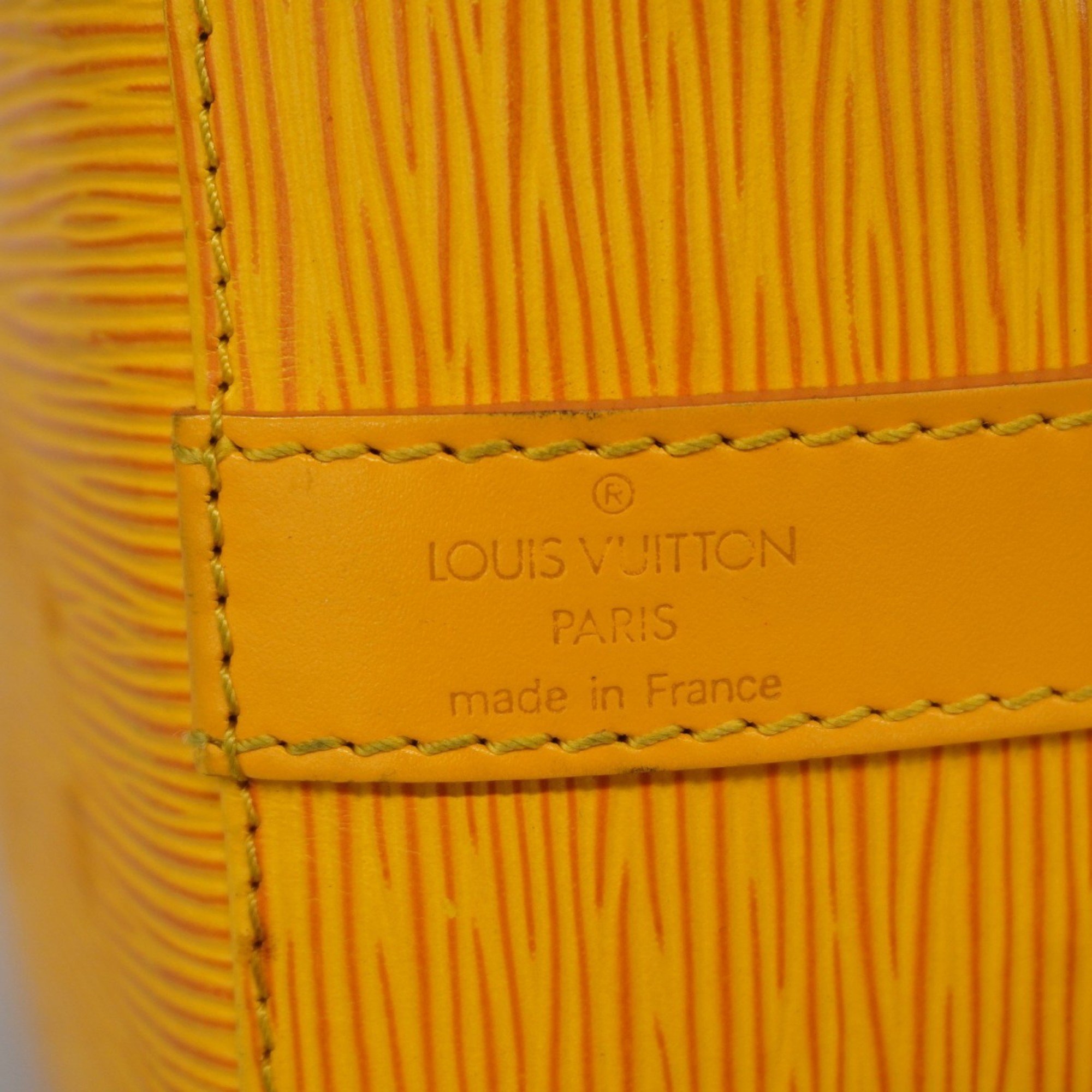 Louis Vuitton Shoulder Bag Epi Petit Noe M44109 Jaune Ladies