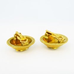 Chanel Earrings Coco Mark Circle GP Plated Gold Ladies