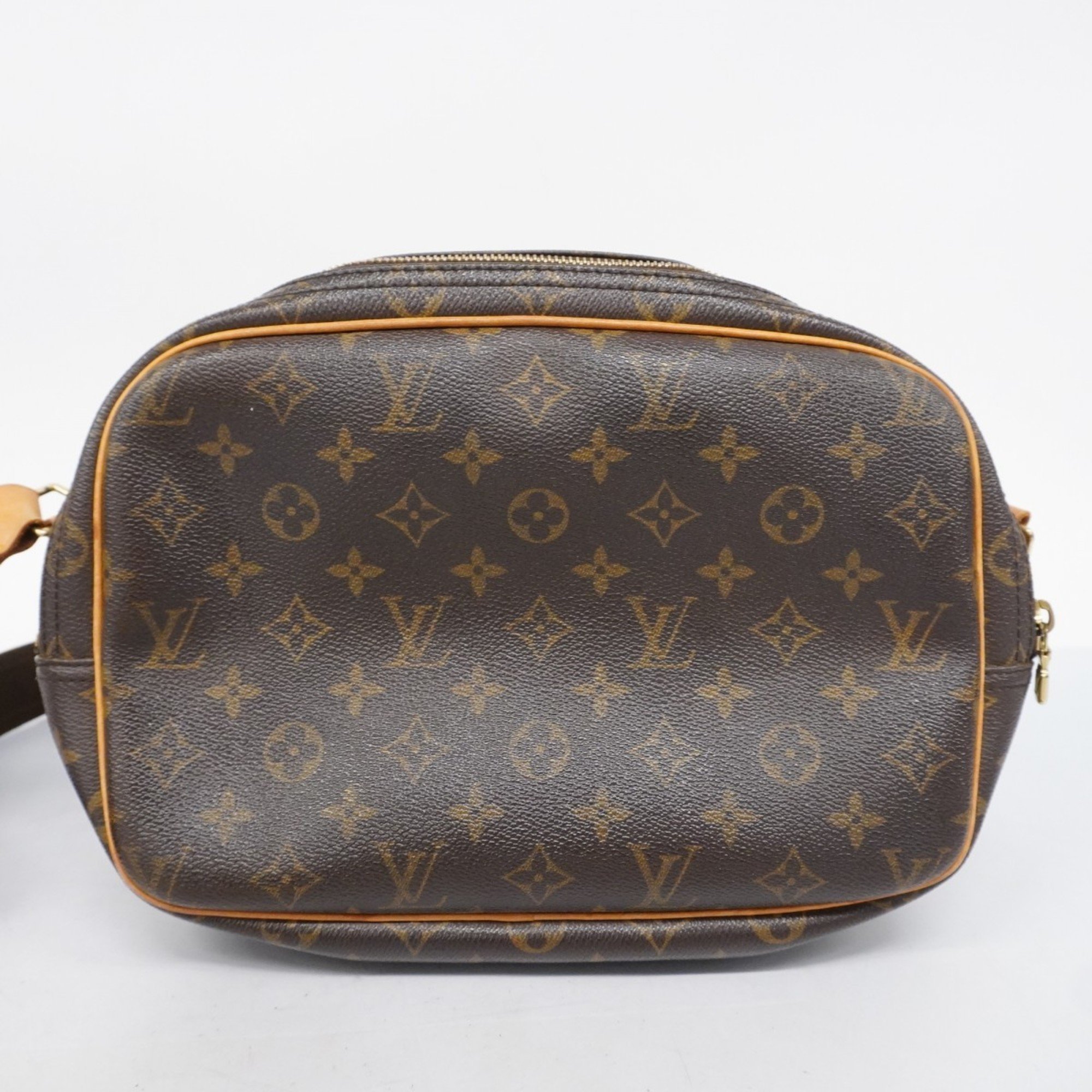 Louis Vuitton Shoulder Bag Monogram Reporter PM M45254 Brown Ladies