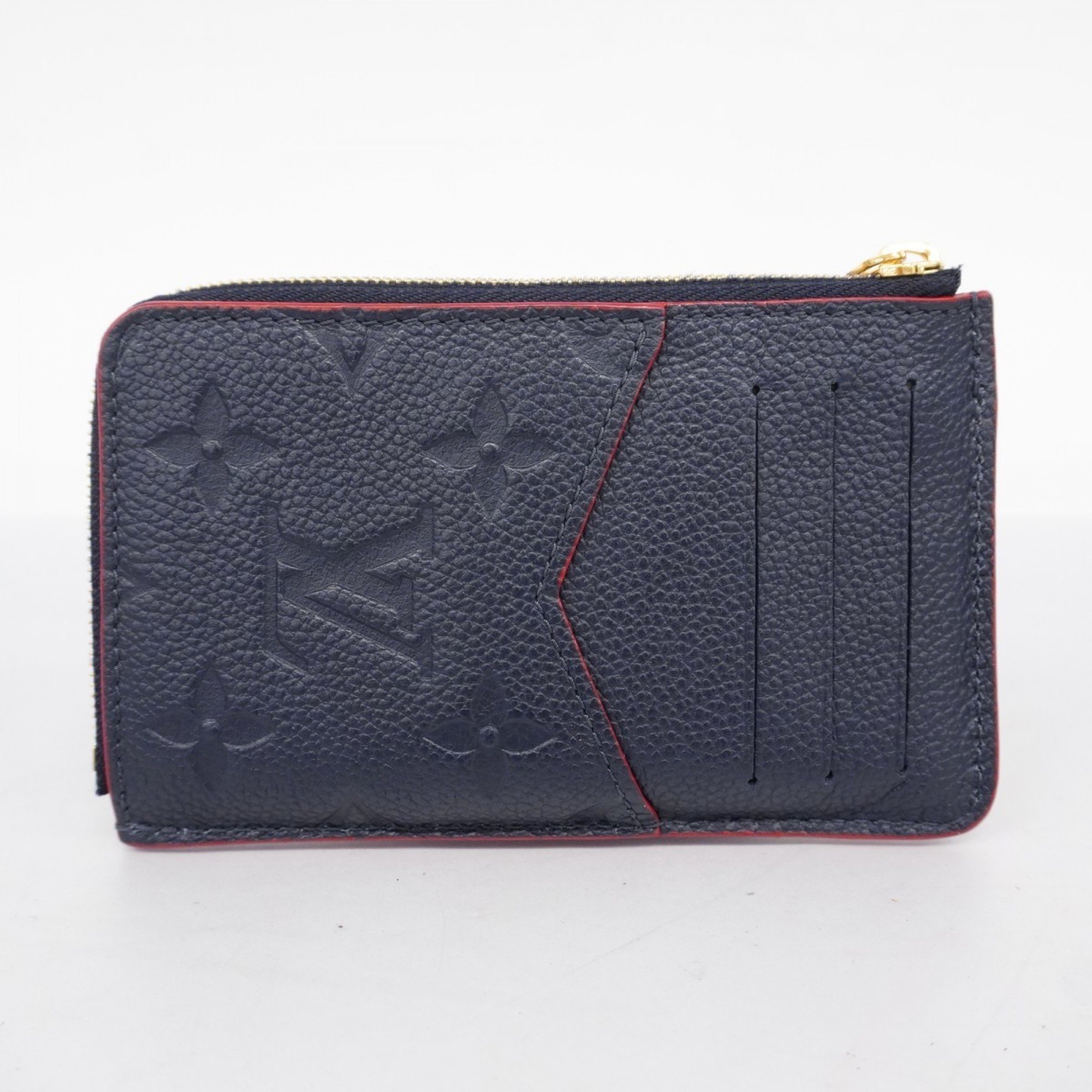 Louis Vuitton Wallet/Coin Case Monogram Empreinte Porte Carte Verso M69420 Marine Rouge Ladies