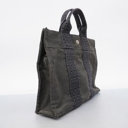 Hermes Tote Bag Air Line PM Canvas Grey Women's