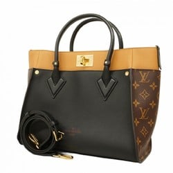 Louis Vuitton Handbag On My Side MM M53823 Noir Ladies