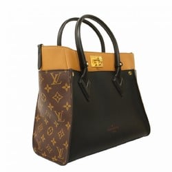 Louis Vuitton Handbag On My Side MM M53823 Noir Ladies