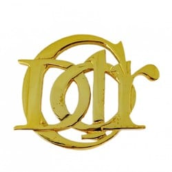 Christian Dior Brooch GP Plated Gold Ladies