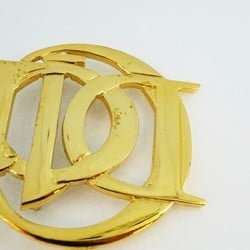 Christian Dior Brooch GP Plated Gold Ladies