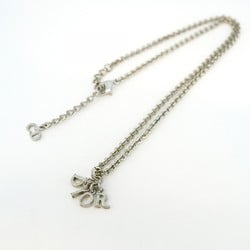 Christian Dior Necklace Metal Silver Ladies