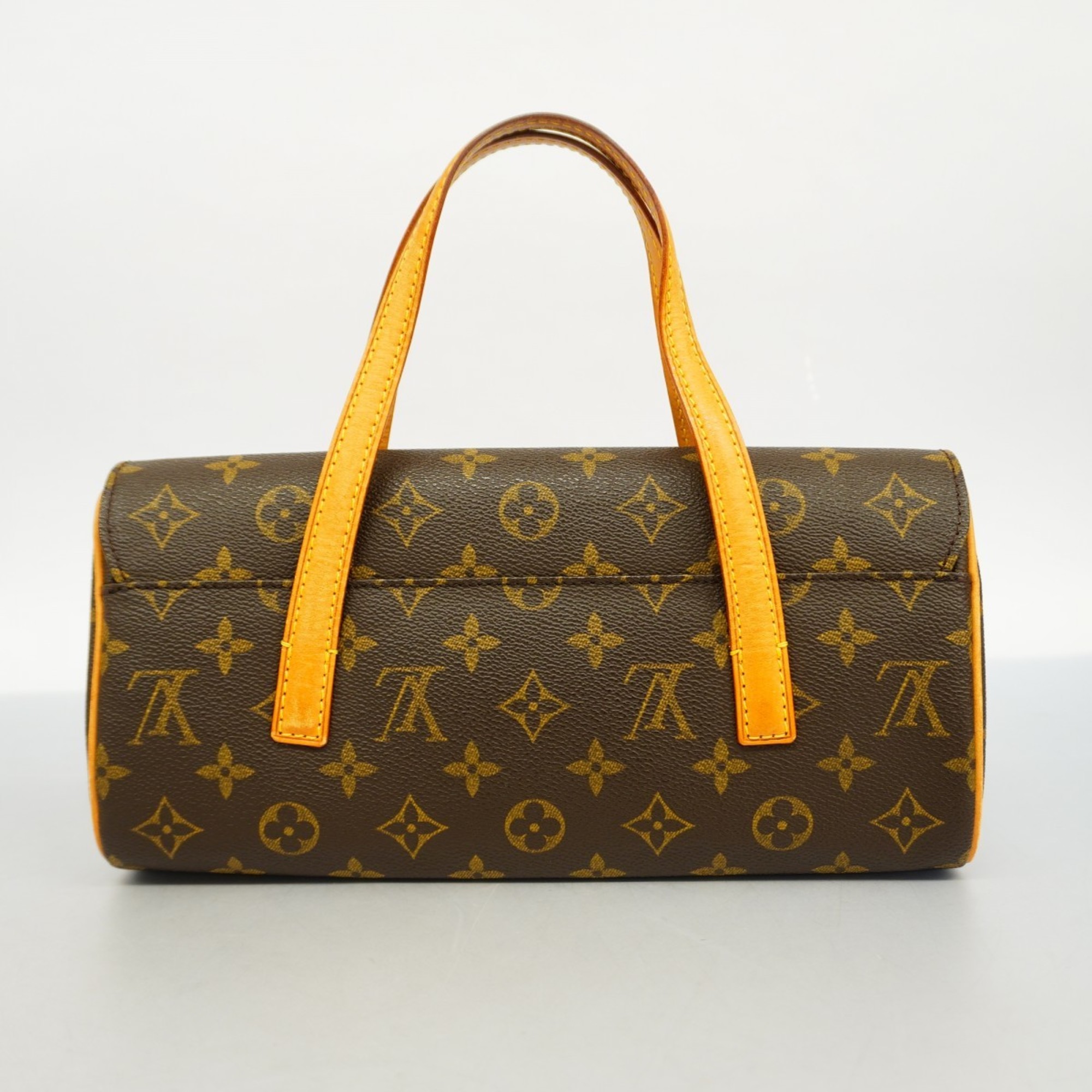 Louis Vuitton Handbag Monogram Sonatine M51902 Brown Ladies