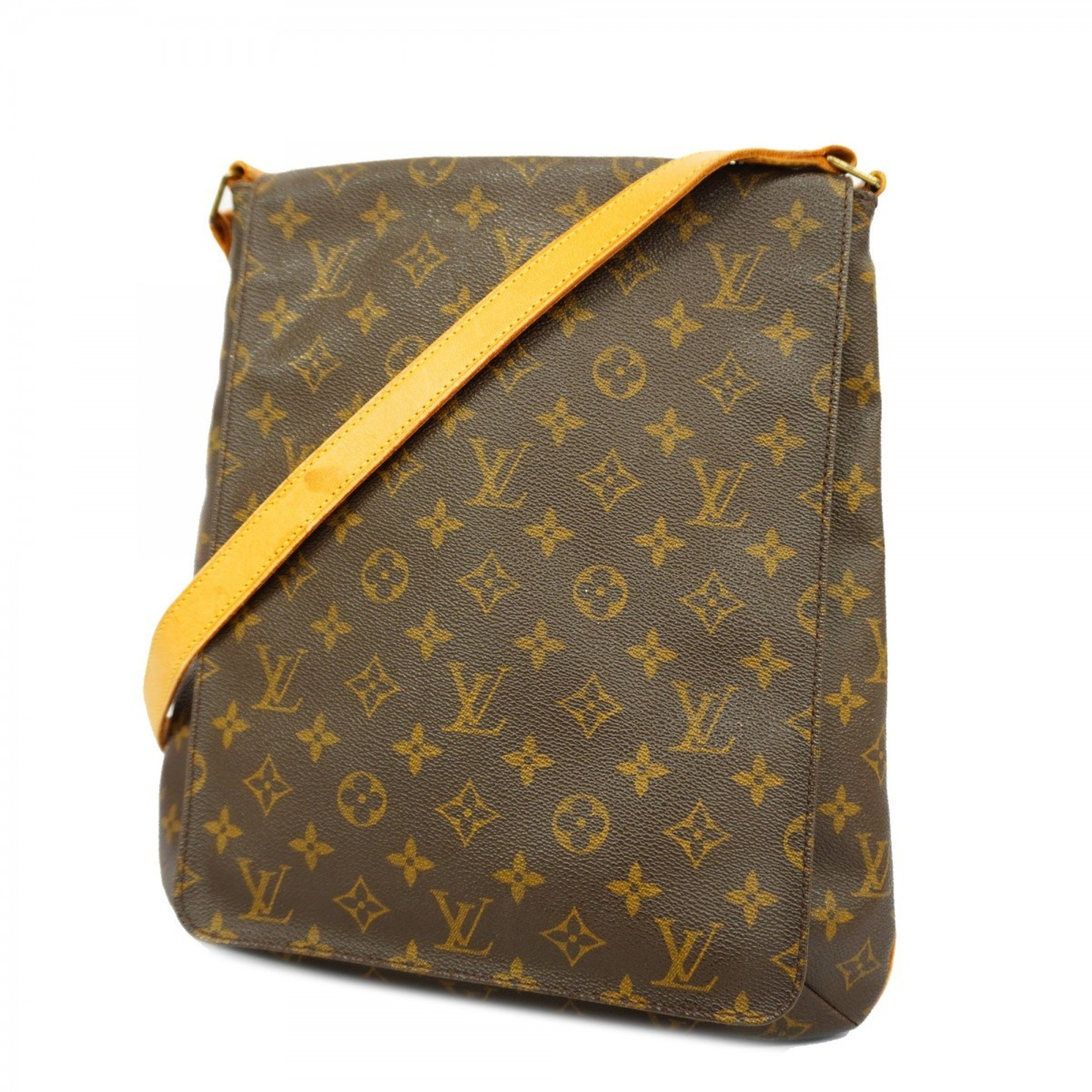 Louis Vuitton Shoulder Bag Monogram Musette M51256 Brown Ladies