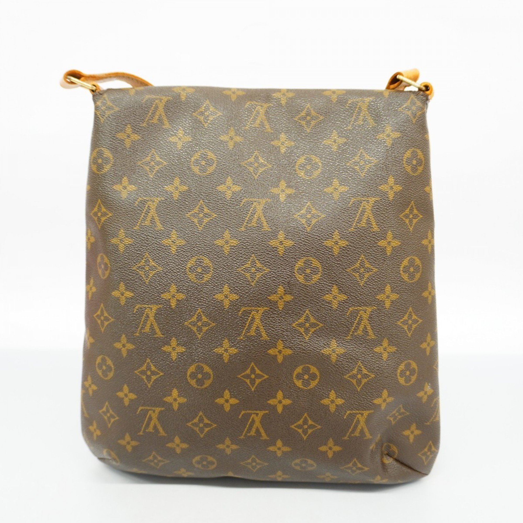 Louis Vuitton Shoulder Bag Monogram Musette M51256 Brown Ladies