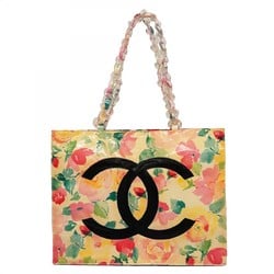 Chanel Tote Bag Coated Canvas Multicolor Women's