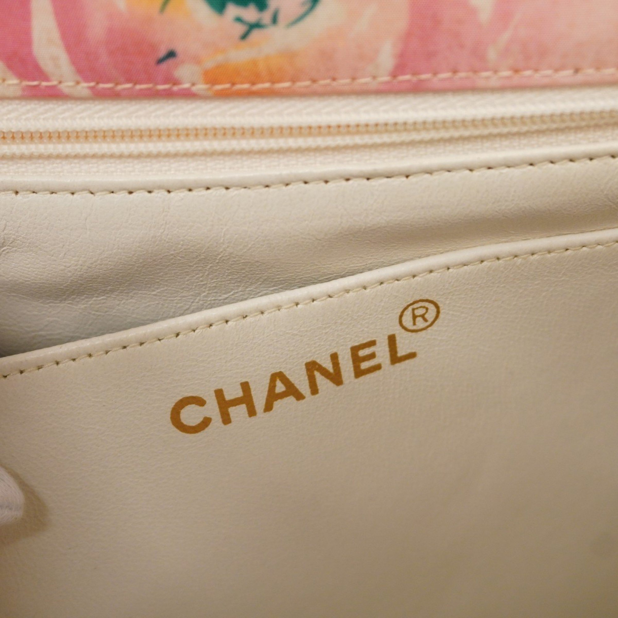 Chanel Tote Bag Coated Canvas Multicolor Women's