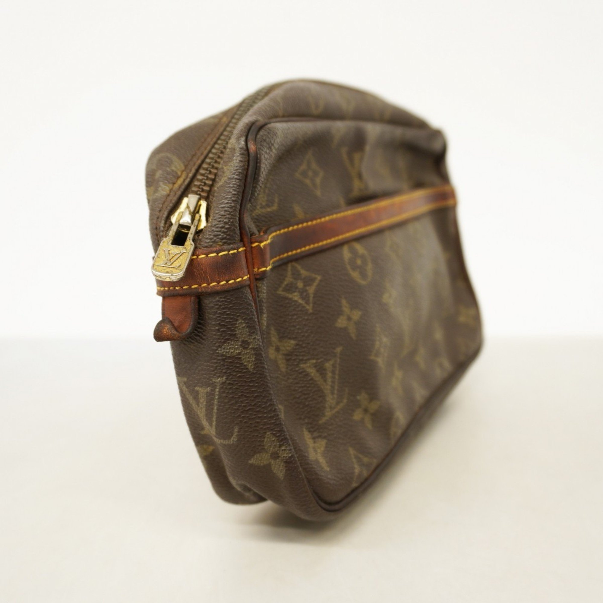 Louis Vuitton Clutch Bag Monogram Compiegne 23 M51847 Brown Men's Women's