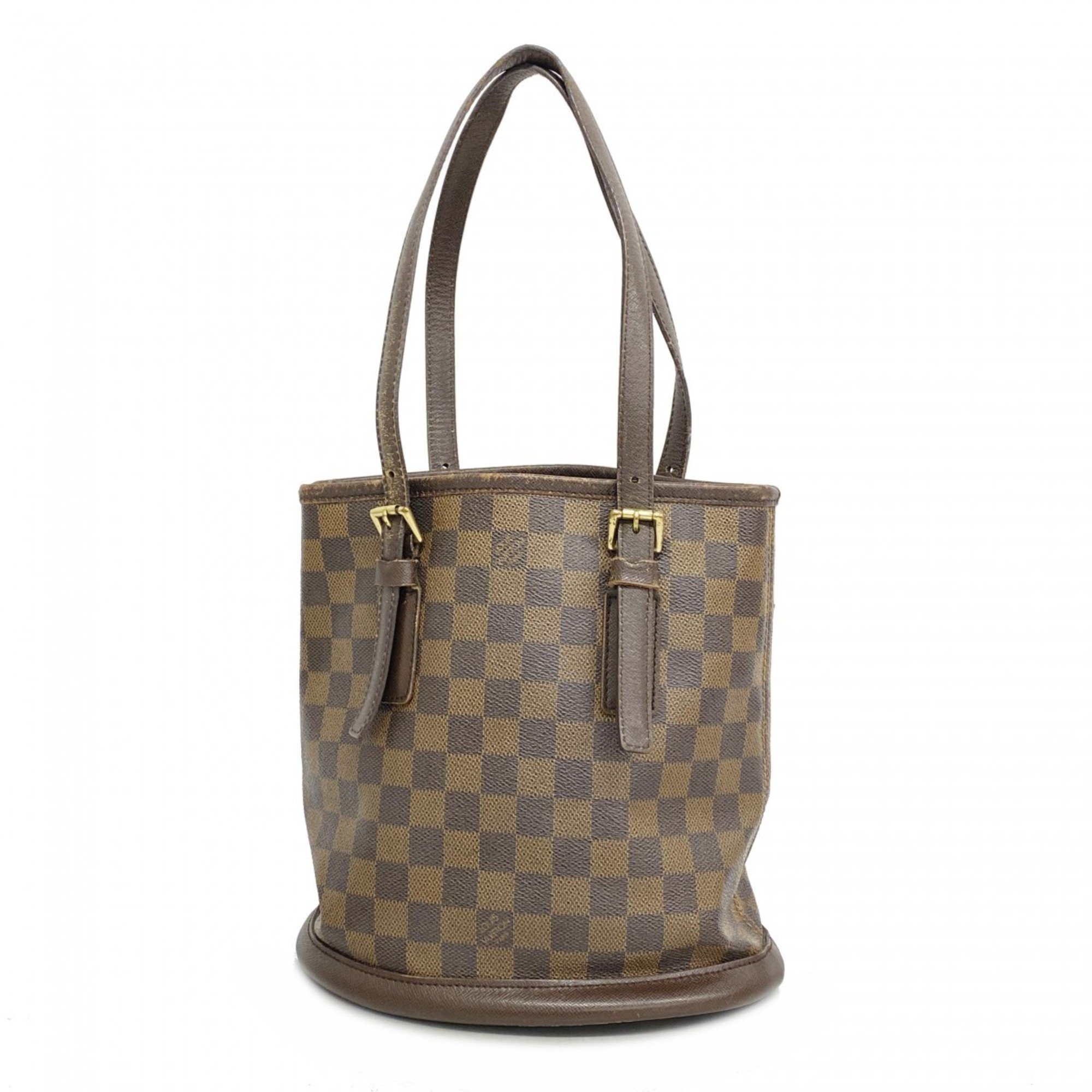 Louis Vuitton Tote Bag Damier Marais N42240 Ebene Ladies