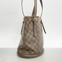 Louis Vuitton Tote Bag Damier Marais N42240 Ebene Ladies