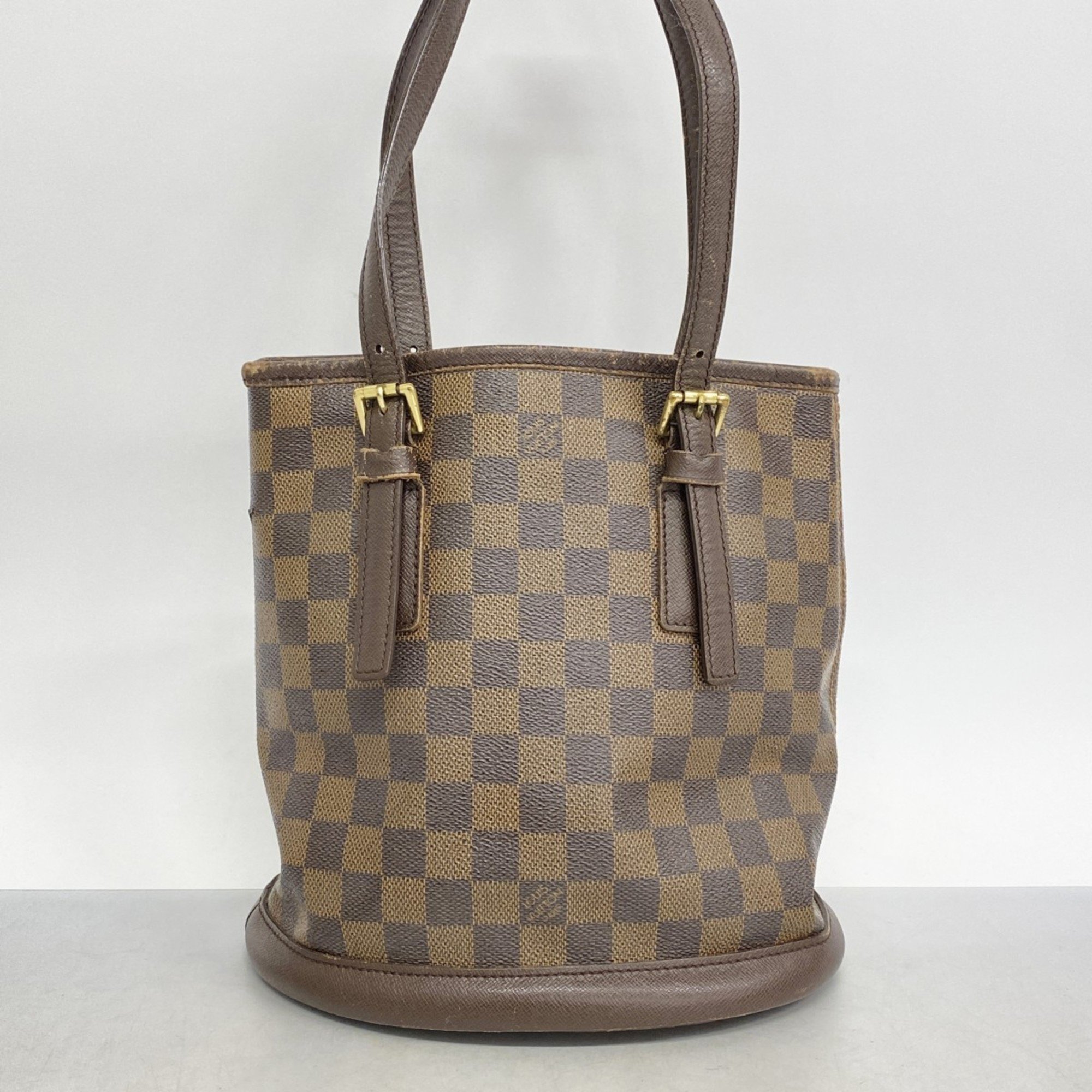 Louis Vuitton Tote Bag Damier Marais N42240 Ebene Ladies