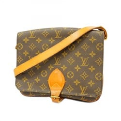 Louis Vuitton Shoulder Bag Monogram Cartesier GM M51252 Brown Women's