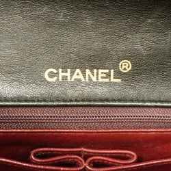 Chanel Shoulder Bag Matelasse Lambskin Black Women's