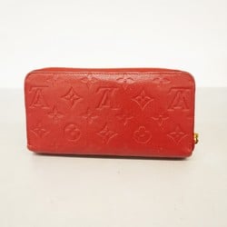 Louis Vuitton Long Wallet Monogram Empreinte Zippy M61865 Cerise Men's Women's