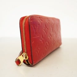 Louis Vuitton Long Wallet Monogram Empreinte Zippy M61865 Cerise Men's Women's