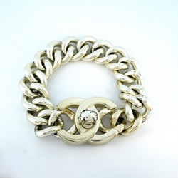 Chanel Bracelet Turnlock Metal Silver Ladies