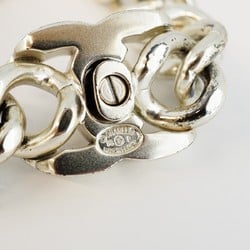 Chanel Bracelet Turnlock Metal Silver Ladies