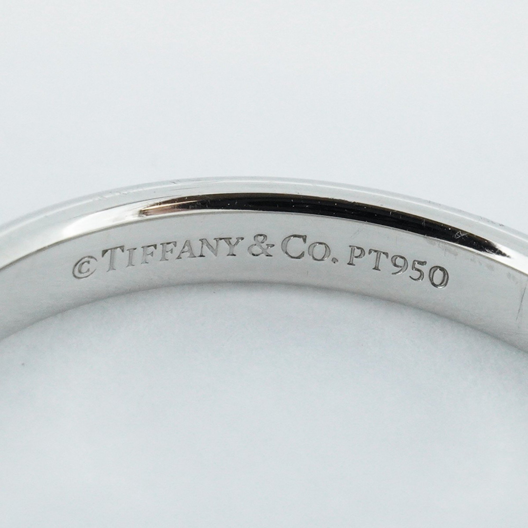 Tiffany Ring Wedding Pt950 Platinum Size 16 Men's