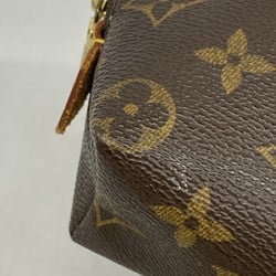 Louis Vuitton Pouch Monogram Pochette Tick M47515 Brown Ladies