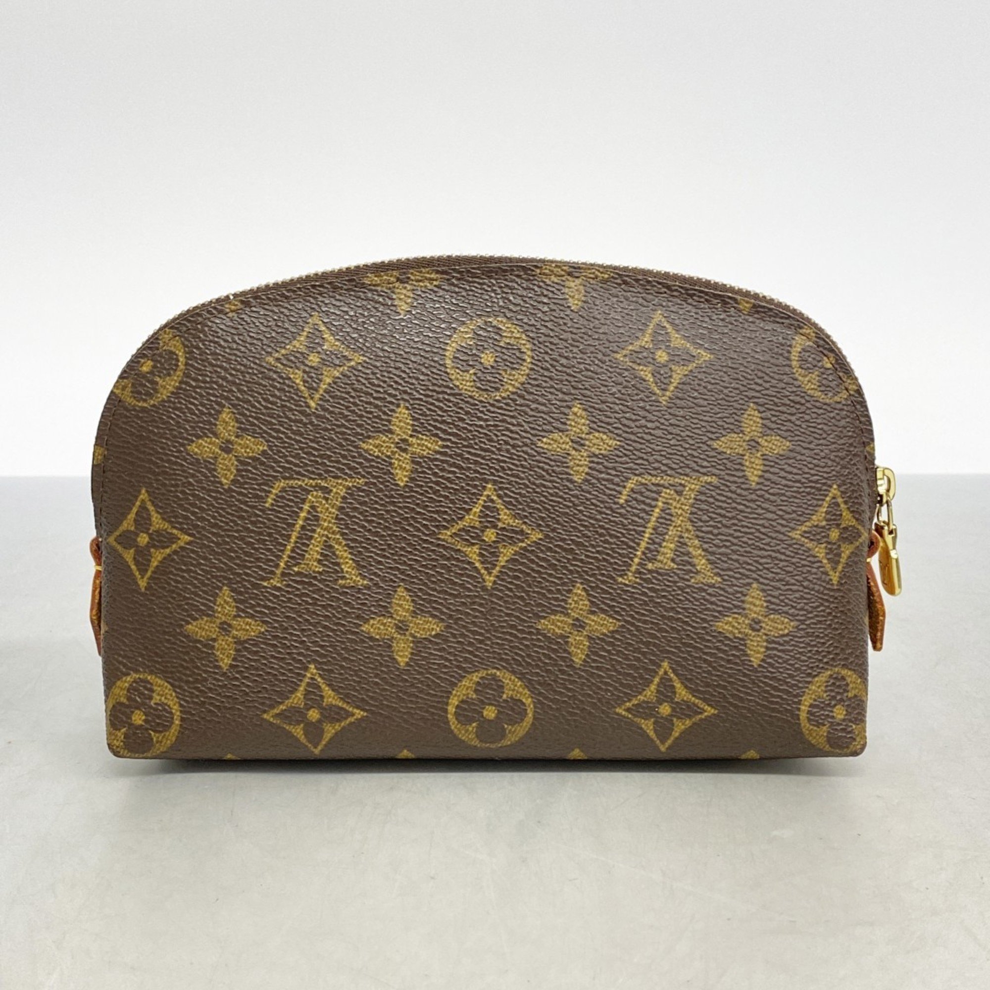 Louis Vuitton Pouch Monogram Pochette Tick M47515 Brown Ladies