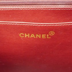 Chanel Shoulder Bag Deca Matelasse Lambskin Black Women's