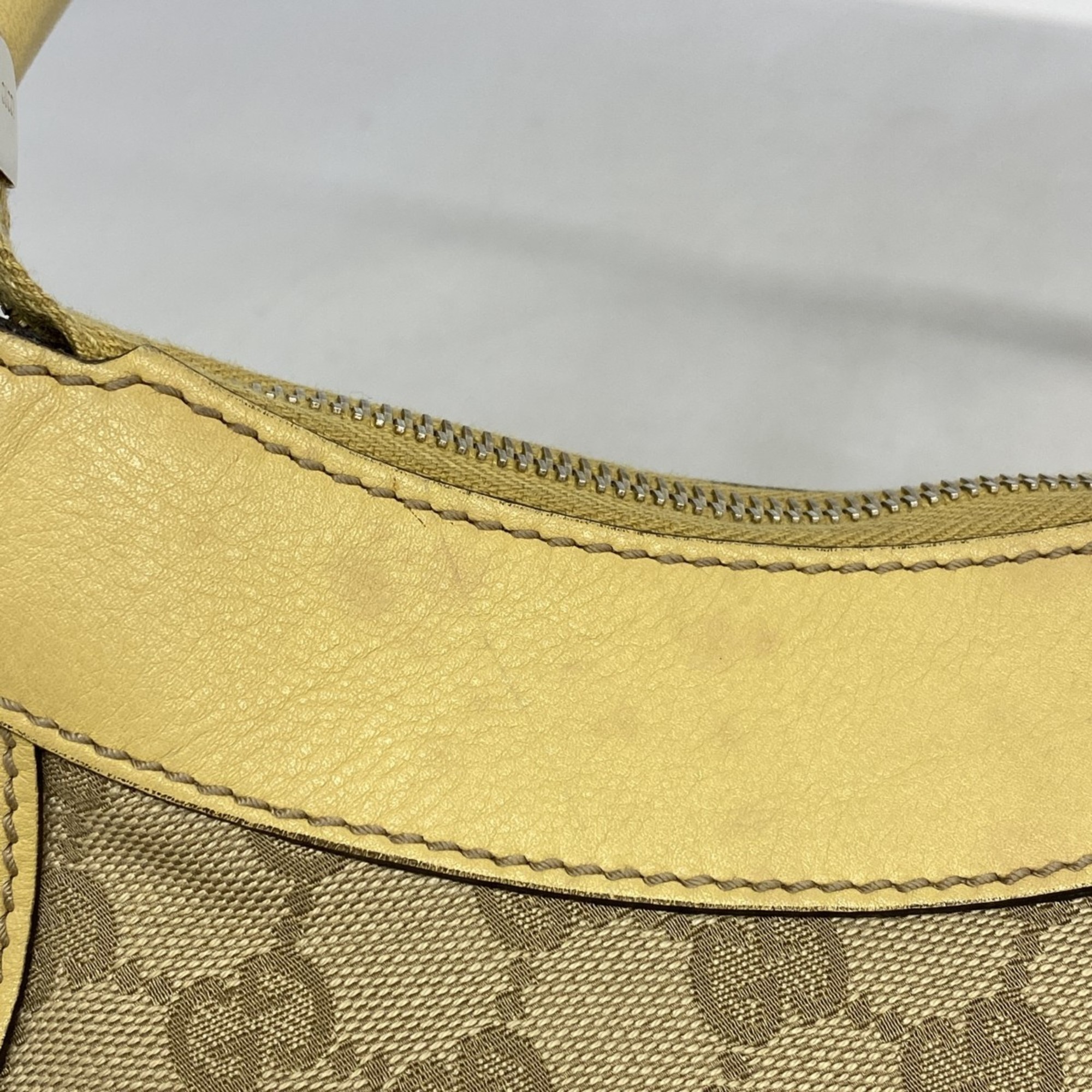 Gucci Handbag GG Canvas Abby 190525 Brown Yellow Women's