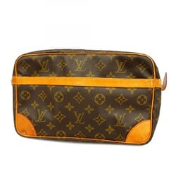 Louis Vuitton Clutch Bag Monogram Compiegne 28 M51845 Brown Women's