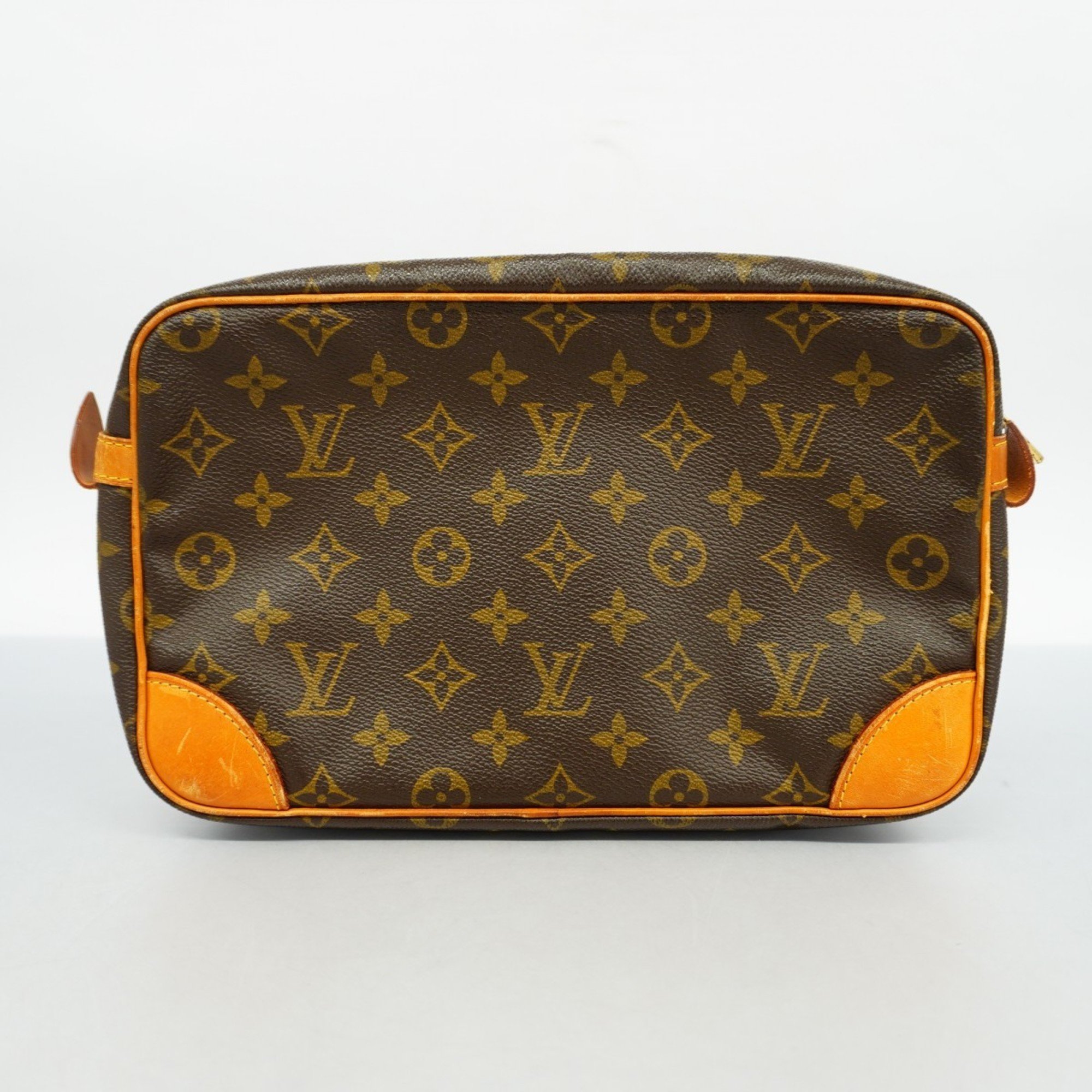 Louis Vuitton Clutch Bag Monogram Compiegne 28 M51845 Brown Women's