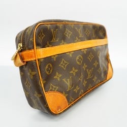 Louis Vuitton Clutch Bag Monogram Compiegne 28 M51845 Brown Women's