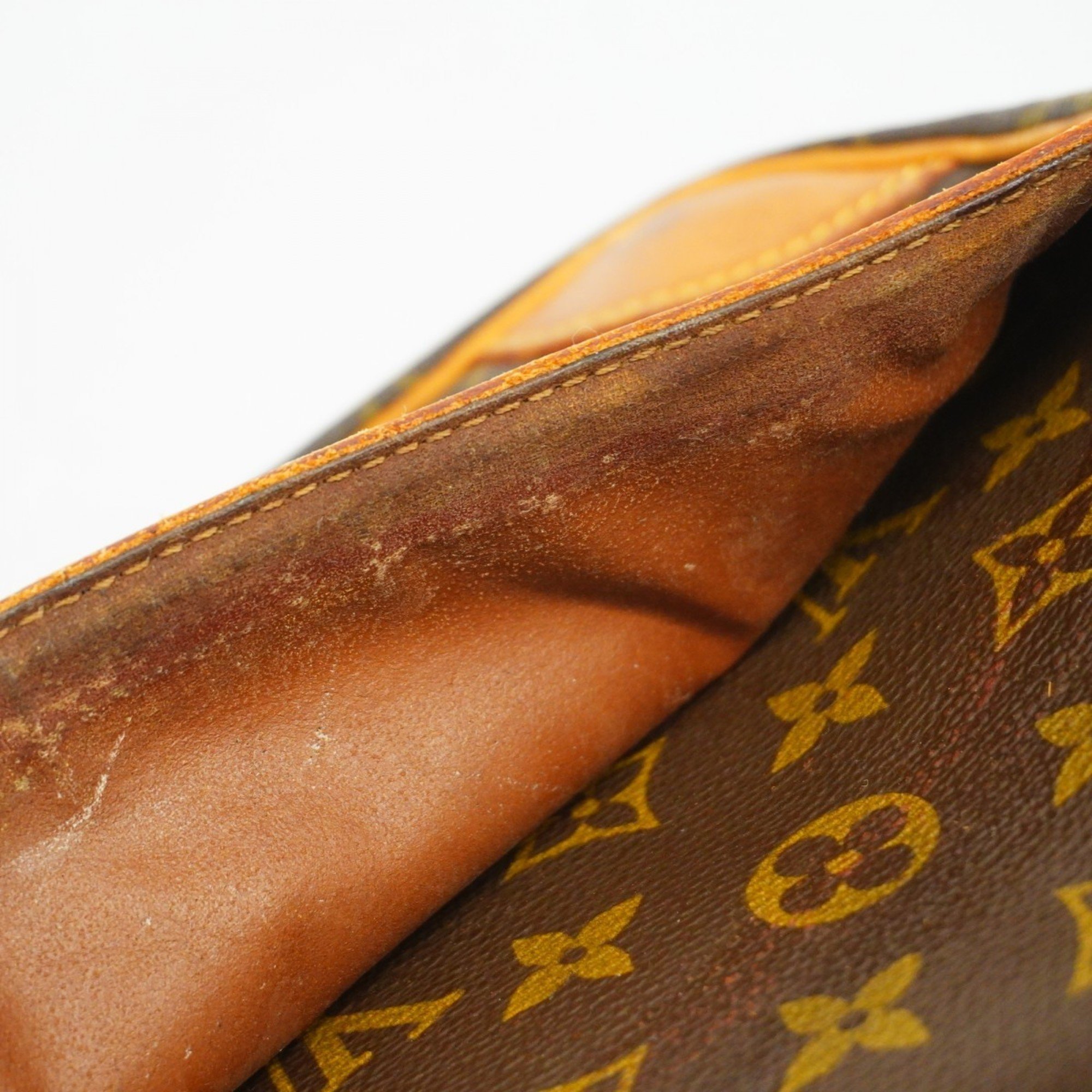 Louis Vuitton Clutch Bag Monogram Compiegne 28 M51845 Brown Women's