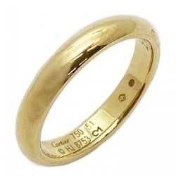 Cartier Ring Classic Wedding K18YG Yellow Gold #51 Ladies