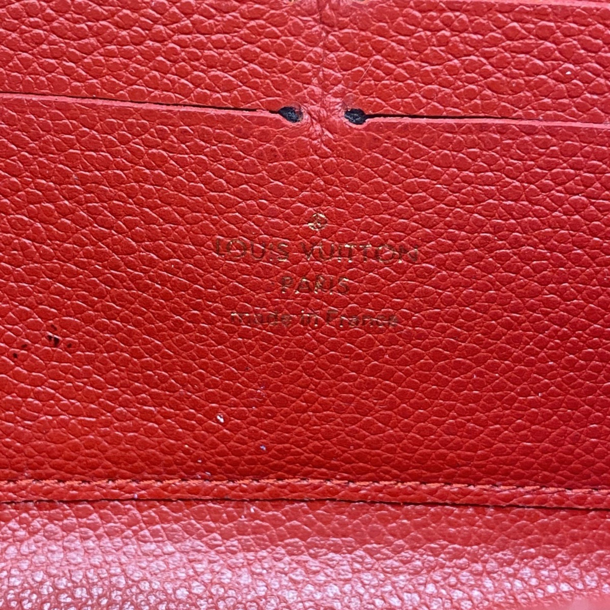 Louis Vuitton Long Wallet Monogram Empreinte Zippy M60547 Oriane Ladies