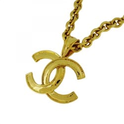 Chanel Necklace Coco Mark GP Plated Gold Ladies