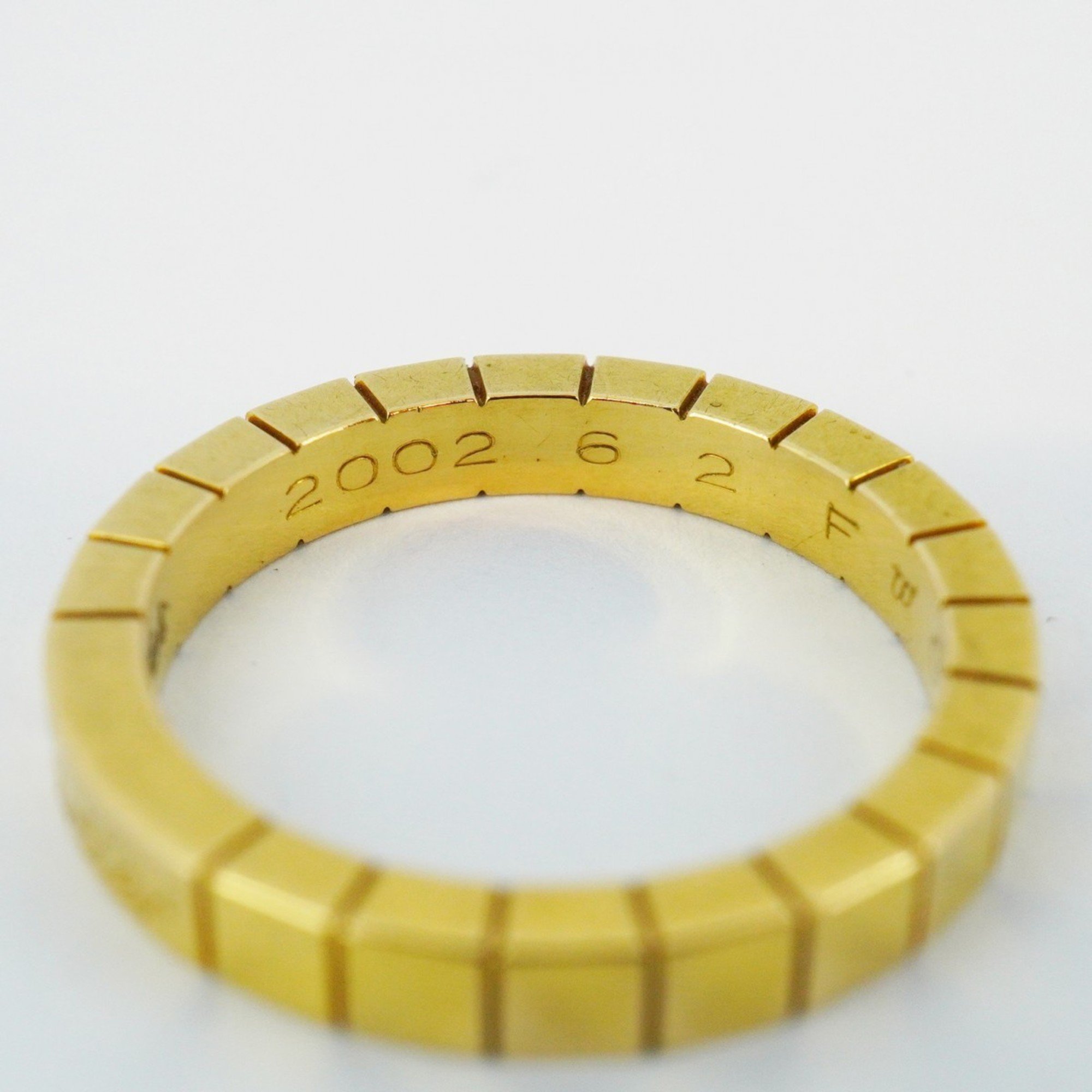 Cartier Ring Lanier K18YG Yellow Gold #56 Men's