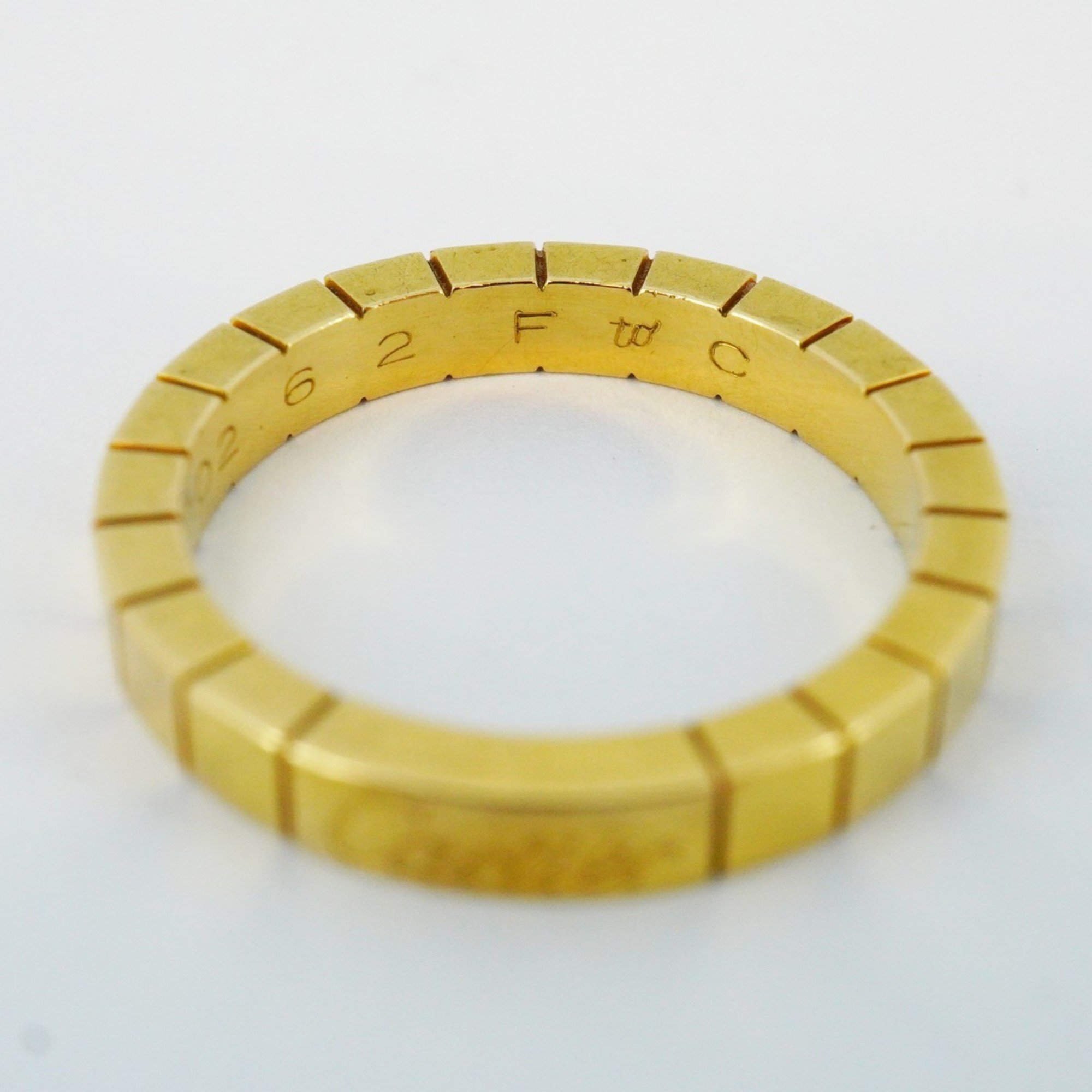 Cartier Ring Lanier K18YG Yellow Gold #56 Men's