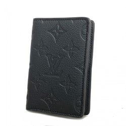 Louis Vuitton Business Card Holder/Card Case Monogram Shadow Organizer de Poche M62899 Black Men's Women's